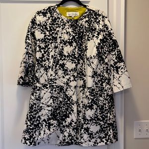 Sara Campbell black & white jacket / topper